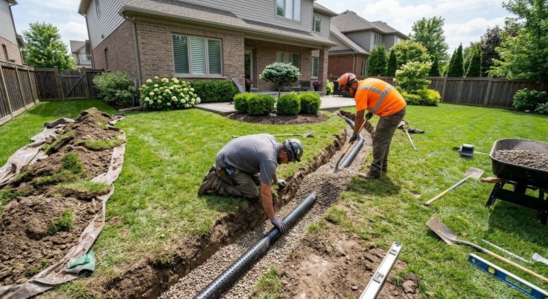 Landscaping Drainage Installation in Tuscaloosa, AL