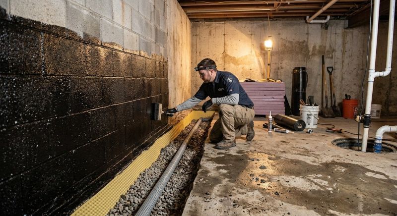Wall Waterproofing in Columbus, OH
